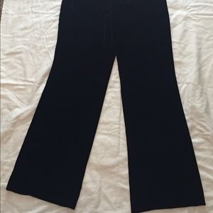 Ann Taylor Black Velvet Dress Pants Size 4